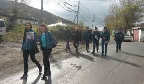 Рейд по частному сектору Петропавловска.